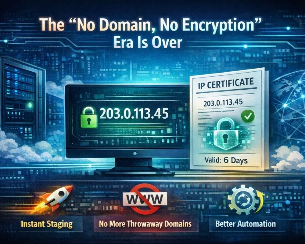 The “No Domain, No Encryption” Era Is Over