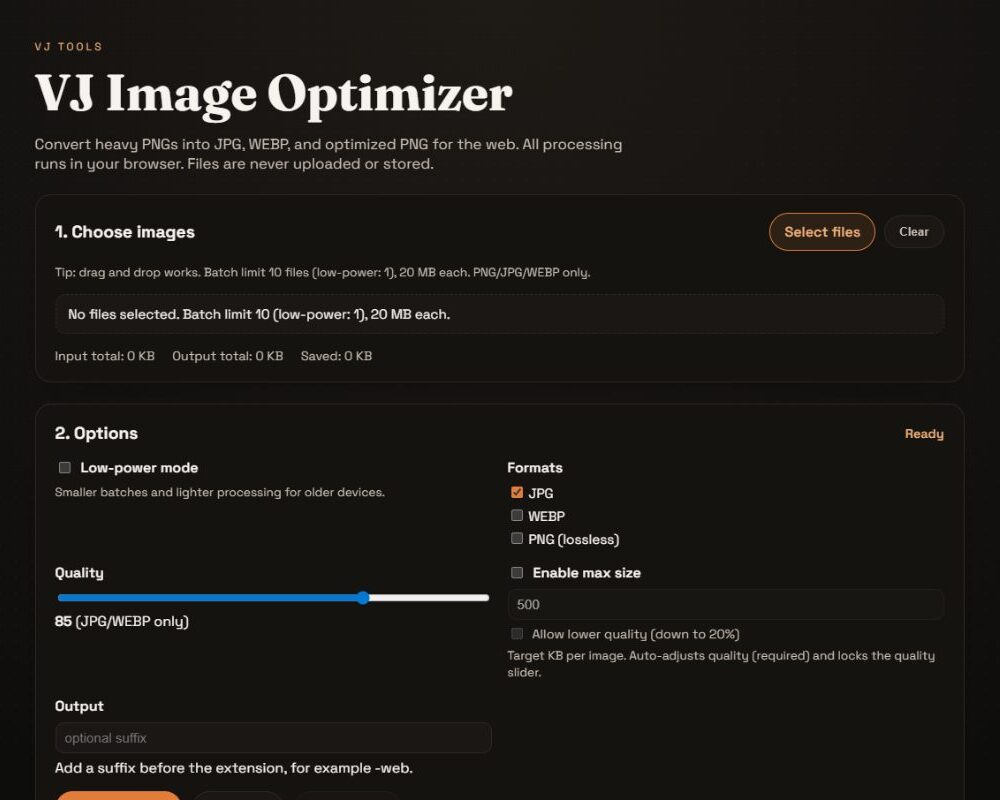 Why I Built a Private Image Optimizer (And Stopped Wasting AI API Tokens)