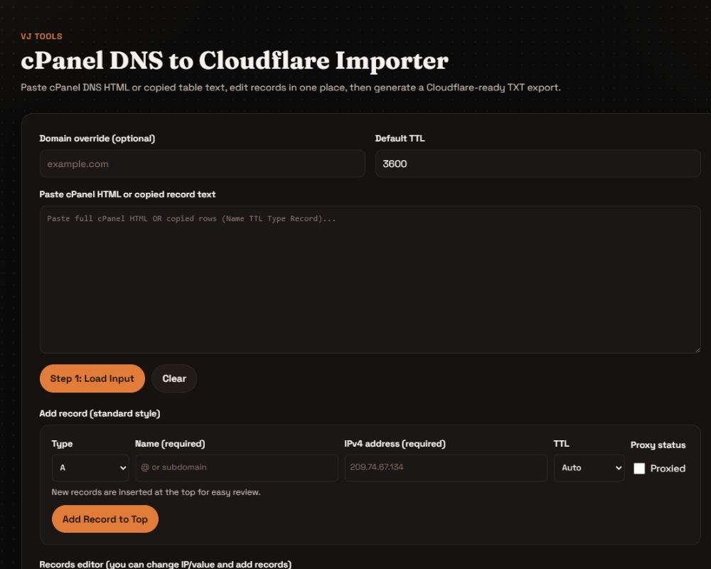 Simplifying DNS Migrations: Introducing the cPanel to Cloudflare DNS Importer