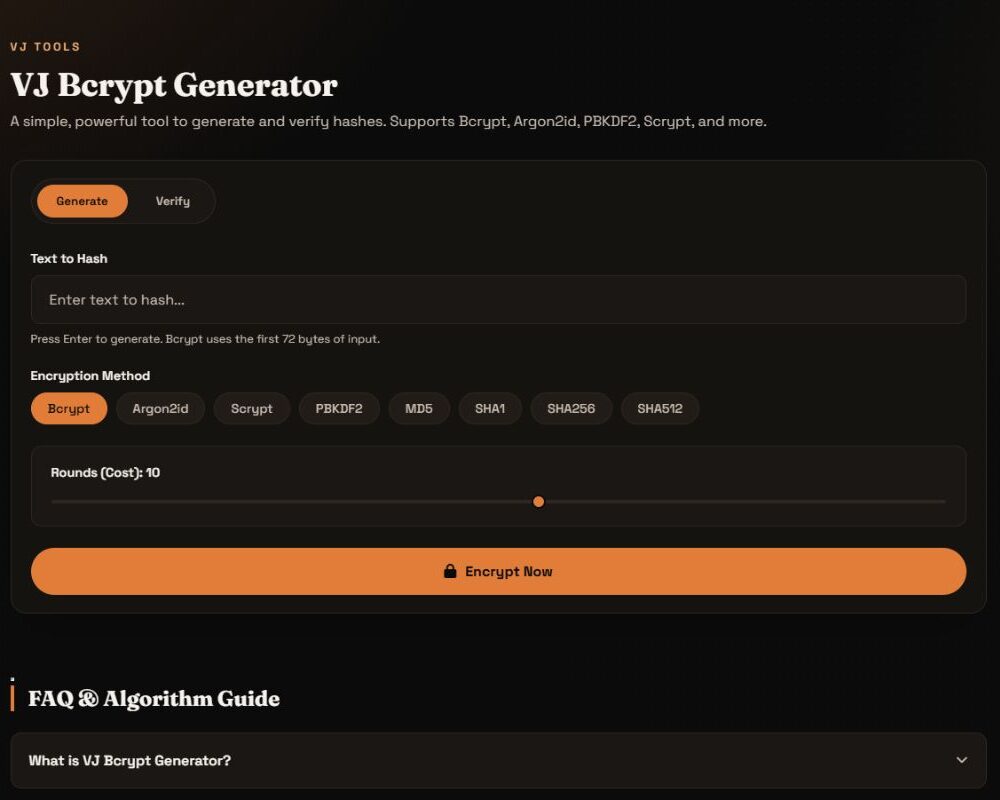 Quick Build: My Personal Bcrypt Generator for Client Emergencies