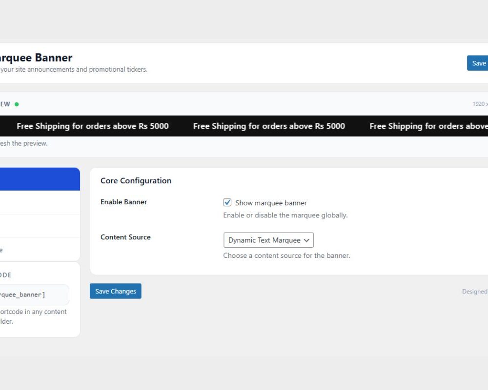 Building a Simple Scrolling Banner for WordPress
